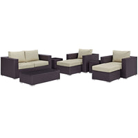 Modway Convene 8 Piece Outdoor Patio Sofa Set - EEI-2159