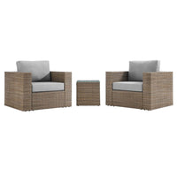 Modway Convene Outdoor Patio 3-Piece Furniture Set - EEI-6327  2