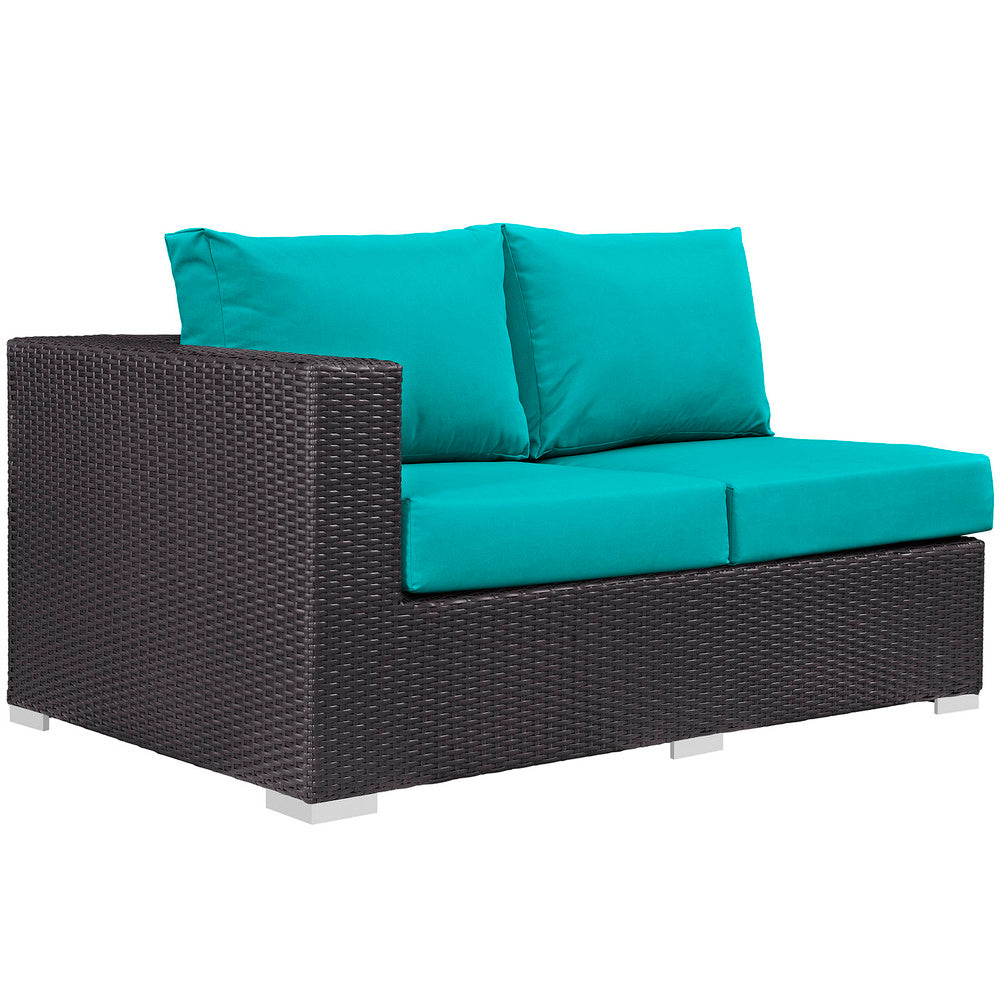 Modway Convene Outdoor Patio Left Arm Loveseat - EEI-1842  4