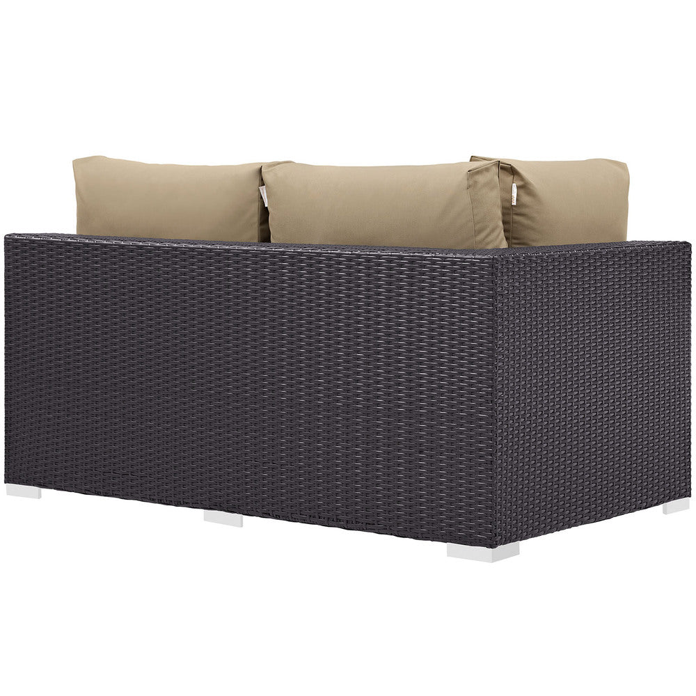 Modway Convene Outdoor Patio Left Arm Loveseat - EEI-1842  6