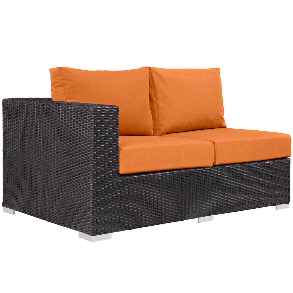 Modway Convene Outdoor Patio Left Arm Loveseat - EEI-1842  1