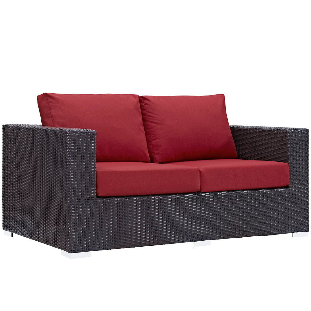 Modway Convene Outdoor Patio Loveseat - EEI-1907  2