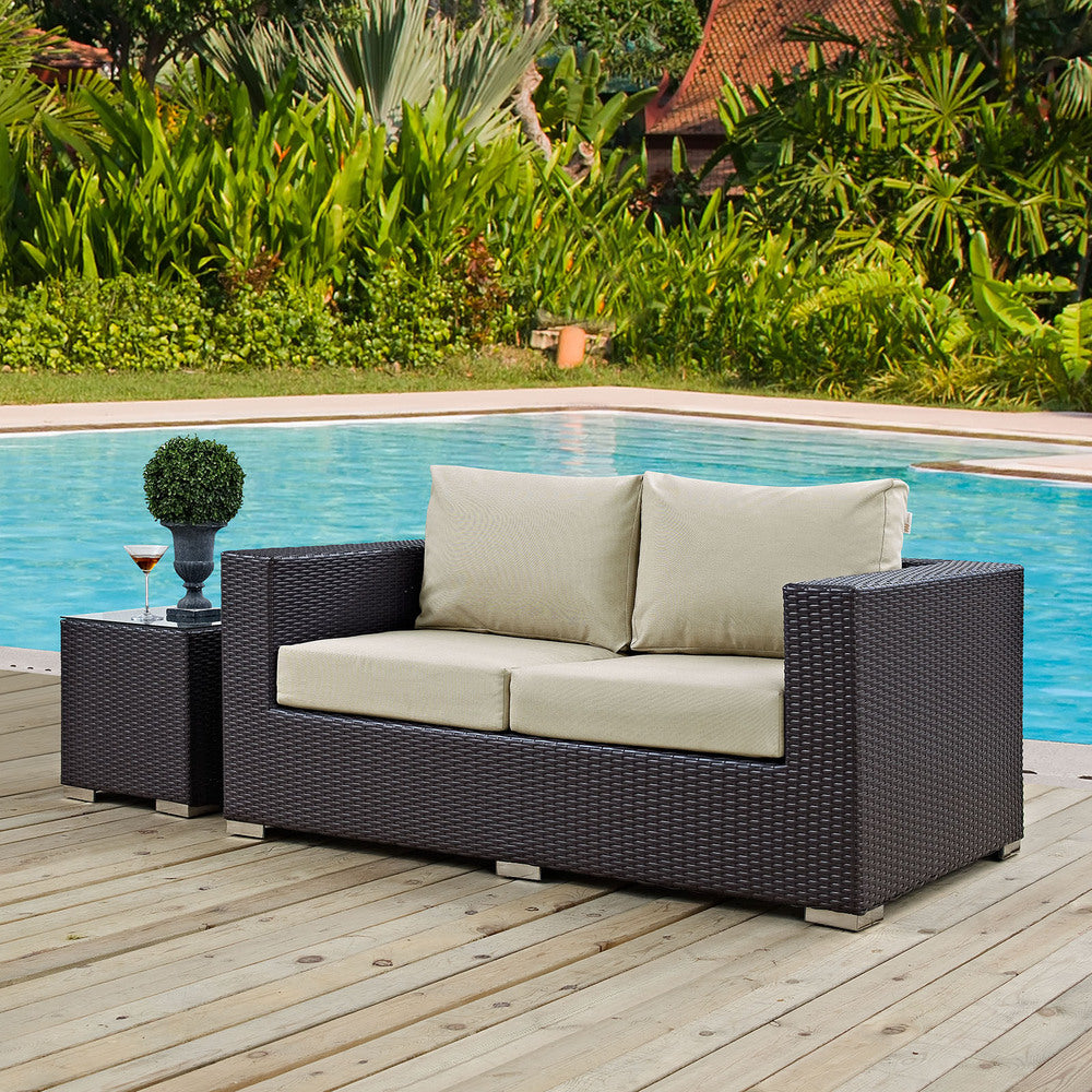 Modway Convene Outdoor Patio Loveseat - EEI-1907  8