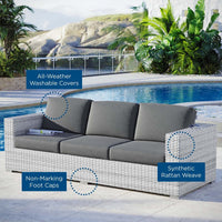 Modway Convene Outdoor Patio Sofa - EEI-4305  9