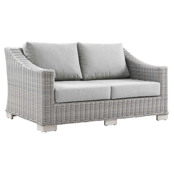 Modway Conway Outdoor Patio Wicker Rattan Loveseat - EEI-4841