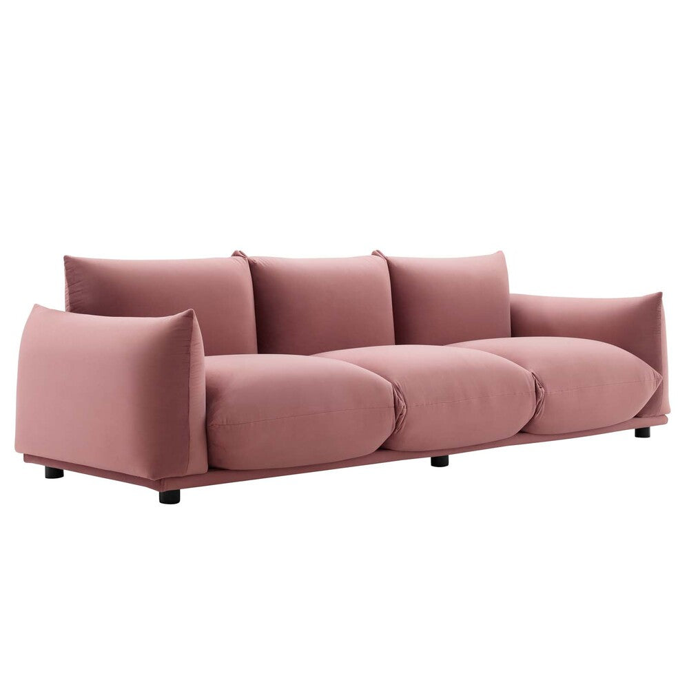 Modway Copious Performance Velvet Sofa - EEI-5470  1