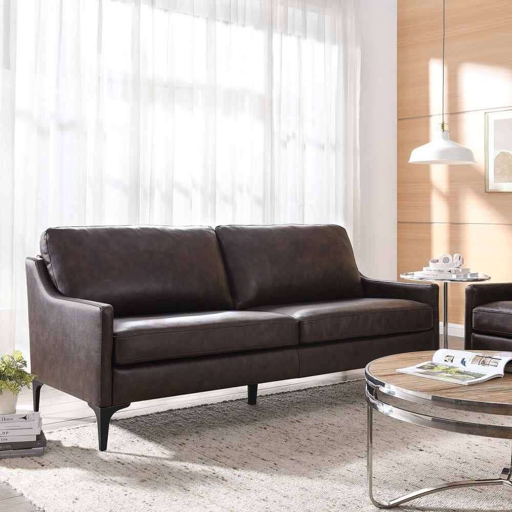 Modway Corland Leather Sofa - EEI-6018  9