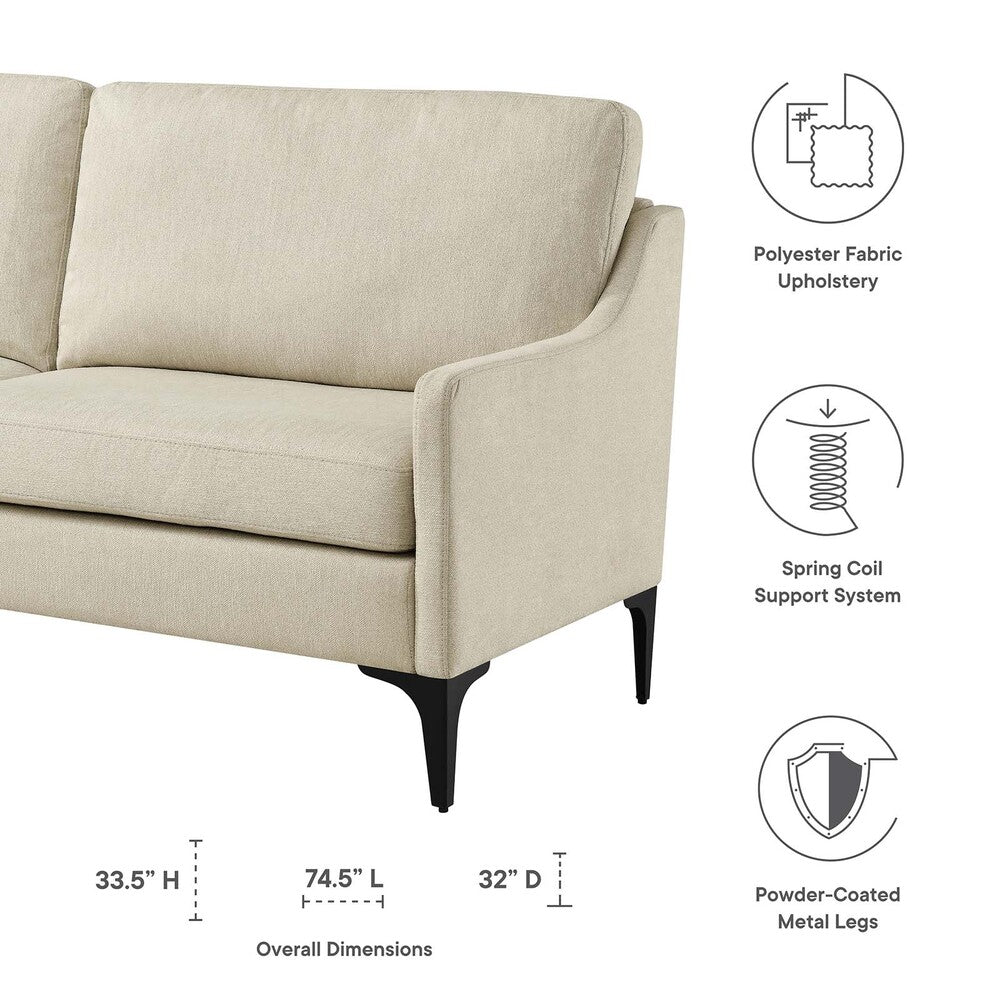 Modway Corland Upholstered Fabric Sofa - EEI-6019  8