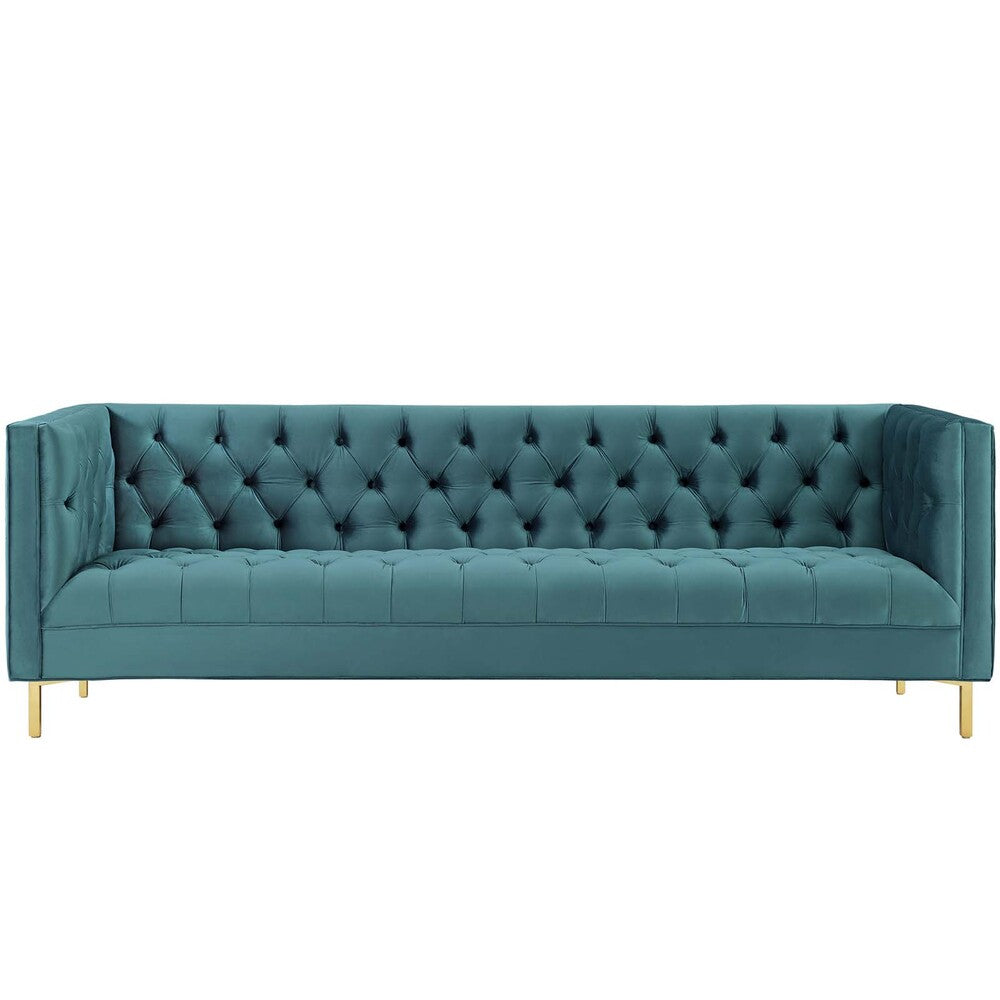 Modway Delight Tufted Button Performance Velvet Sofa - EEI-3455  2