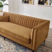 Modway Devote Channel Tufted Performance Velvet Sofa - EEI-4720  9