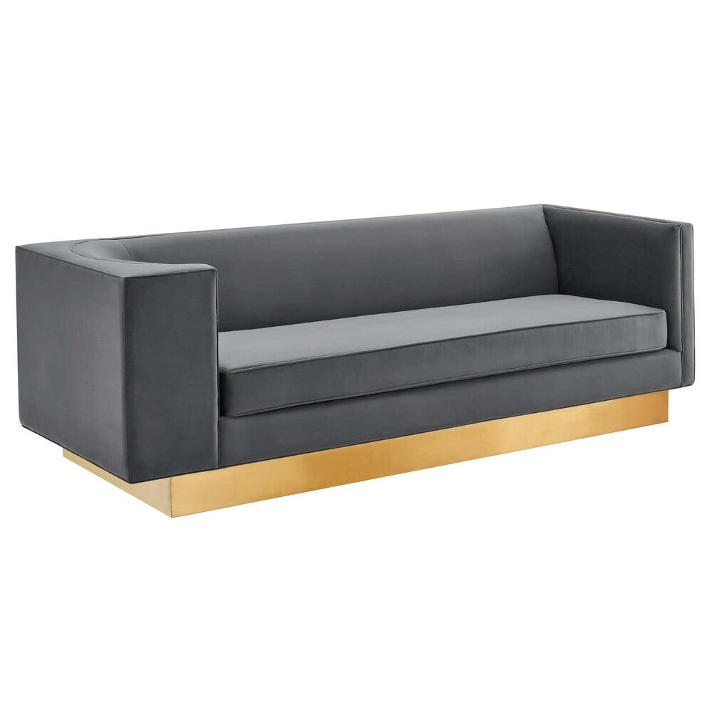 Modway Eminence Upholstered Performance Velvet Sofa - EEI-5016  2