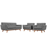 Modway Engage Armchairs and Loveseat Set of 3 - EEI-1347  2