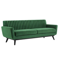 Modway Engage Channel Tufted Performance Velvet Sofa - EEI-5459  1