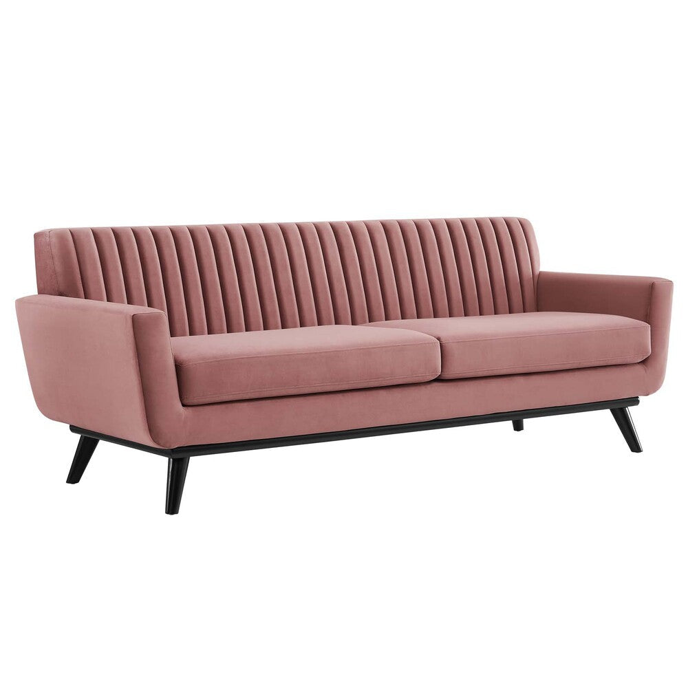 Modway Engage Channel Tufted Performance Velvet Sofa - EEI-5459