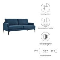 Modway Evermore Upholstered Fabric Sofa - EEI-6009  8