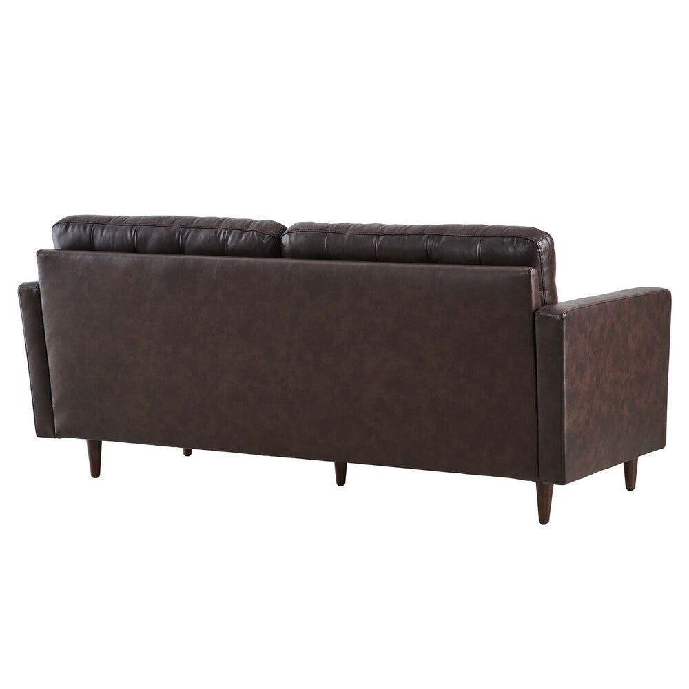 Modway Exalt Tufted Leather Sofa - eei-6099  3