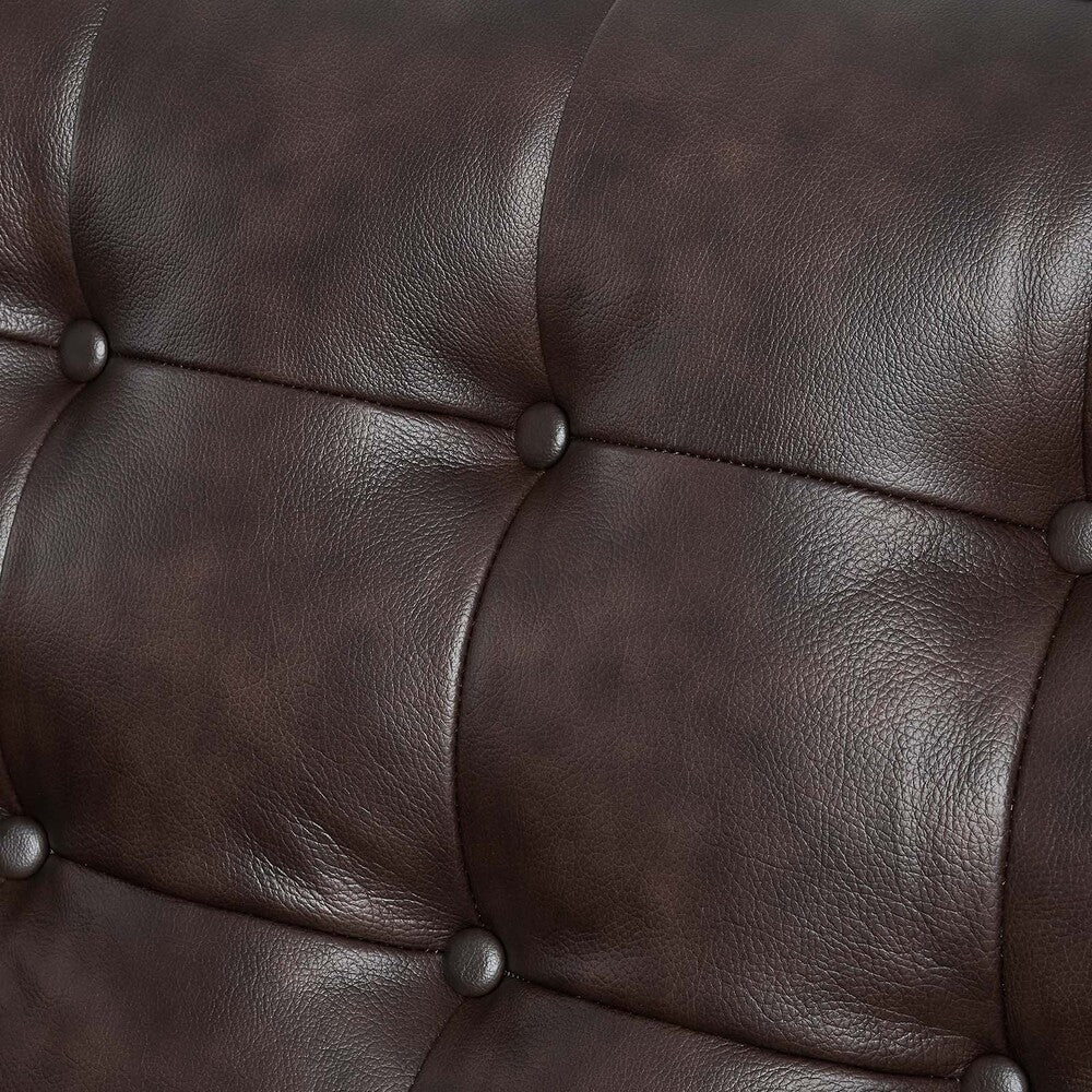 Modway Exalt Tufted Leather Sofa - eei-6099  6