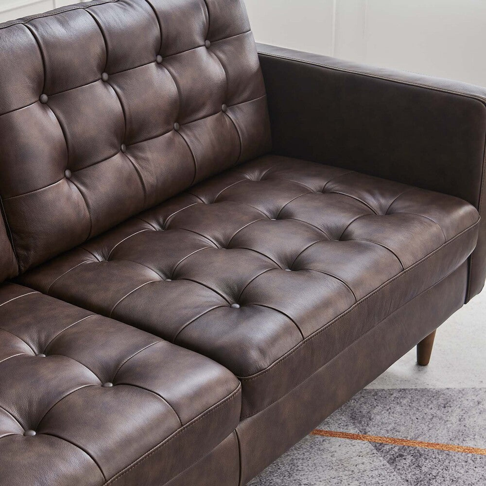 Modway Exalt Tufted Leather Sofa - eei-6099  8