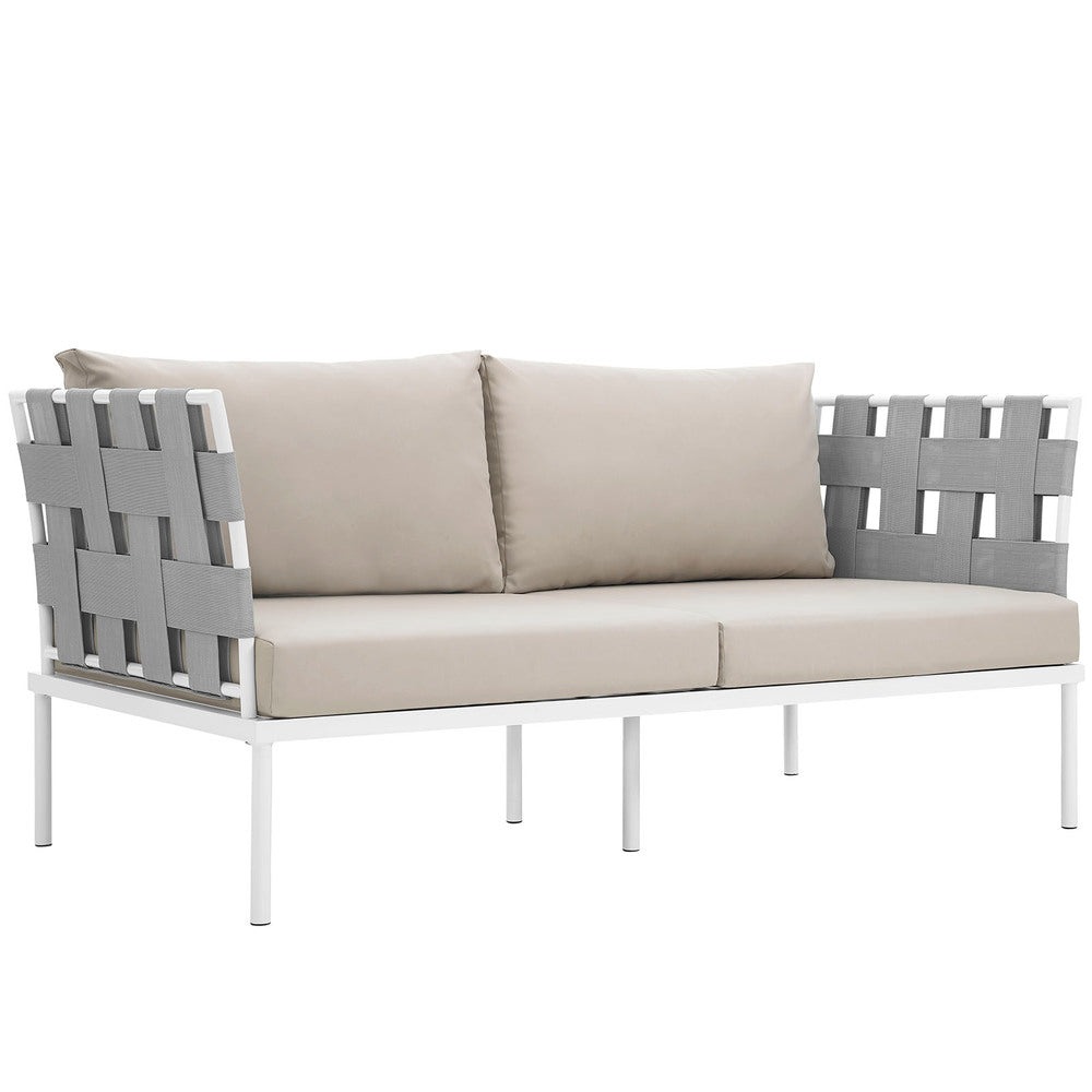 Modway Harmony Outdoor Patio Aluminum Loveseat - EEI-2603