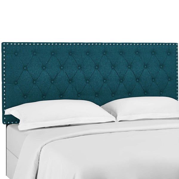 Modway Helena Tufted King and California King Upholstered Linen Fabric Headboard - MOD-5861