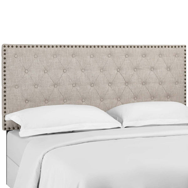 Modway Helena Tufted Twin Upholstered Linen Fabric Headboard - MOD-5858