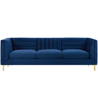 Modway Ingenuity Channel Tufted Performance Velvet Sofa - EEI-3454  2