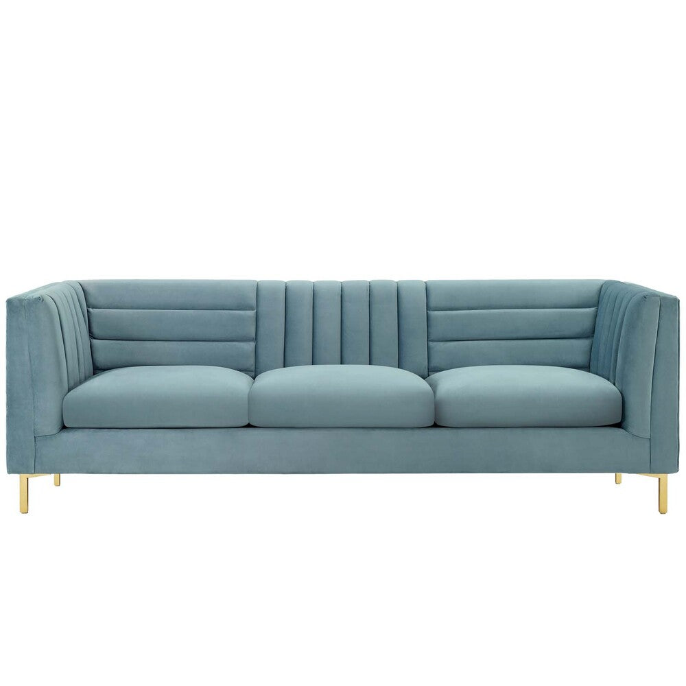 Modway Ingenuity Channel Tufted Performance Velvet Sofa - EEI-3454  1