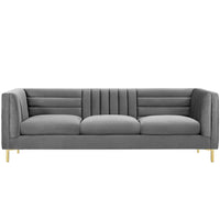 Modway Ingenuity Channel Tufted Performance Velvet Sofa - EEI-3454