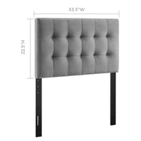 Modway Lily Biscuit Tufted Twin Performance Velvet Headboard - MOD-6118  5