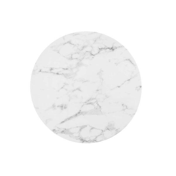 Modway Lippa 28" Round Artificial Marble Bar Table - EEI-3264  1