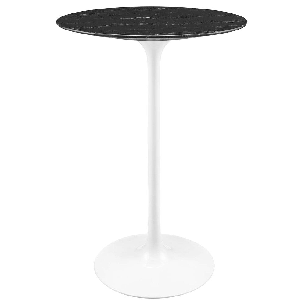 Modway Lippa 28" Round Artificial Marble Bar Table - EEI-5203