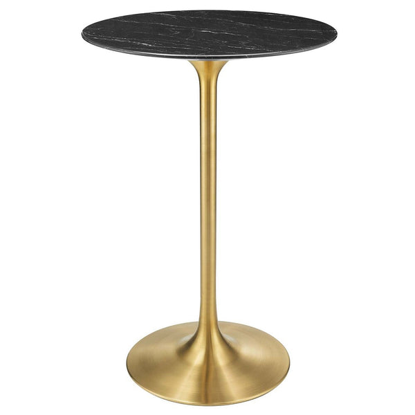 Modway Lippa 28" Round Artificial Marble Bar Table - EEI-5533