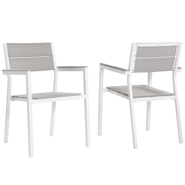 Modway Maine Dining Armchair Outdoor Patio Set of 2 - EEI-1739  1