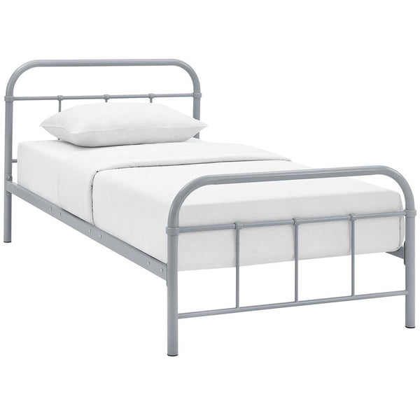 Modway Maisie Twin Stainless Steel Bed Frame - MOD-5531  1