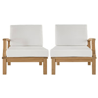 Modway Marina 2 Piece Outdoor Patio Teak Set - EEI-1822  2