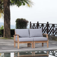 Modway Marina 2 Piece Outdoor Patio Teak Set - EEI-1822  7