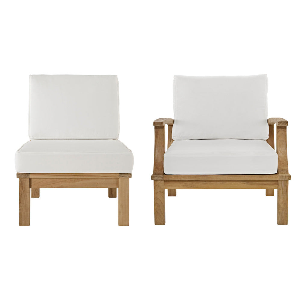 Modway Marina 2 Piece Outdoor Patio Teak Set - EEI-1823  2