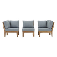 Modway Marina 3 Piece Outdoor Patio Teak Set - EEI-1820