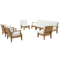 Modway Marina 8 Piece Outdoor Patio Teak Set - EEI-1817  2