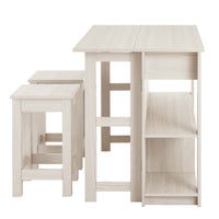 Modway Meadowbrook 3-Piece Kitchen Island and Stool Set - EEI-6731  1