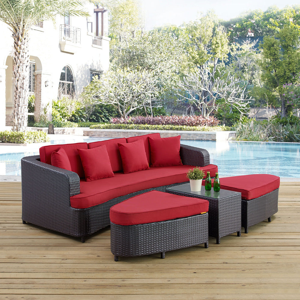 Modway Monterey 4 Piece Outdoor Patio Sofa Set - EEI-992  3