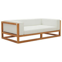 Modway Newbury Accent Lounge Outdoor Patio Premium Grade A Teak Wood Sofa - EEI-3423