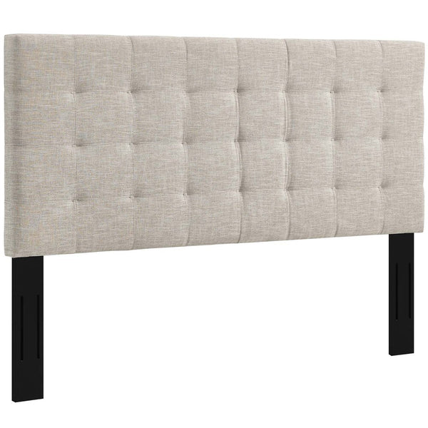 Modway Paisley Tufted King and California King Upholstered Linen Fabric Headboard - MOD-5855  1