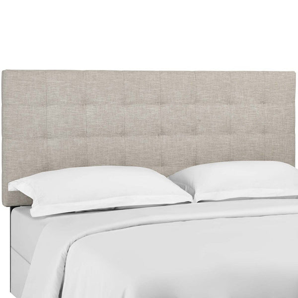 Modway Paisley Tufted King and California King Upholstered Linen Fabric Headboard - MOD-5855