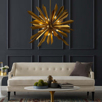 Modway Pervade Brass Pendant Light Chandelier - EEI-2894  4