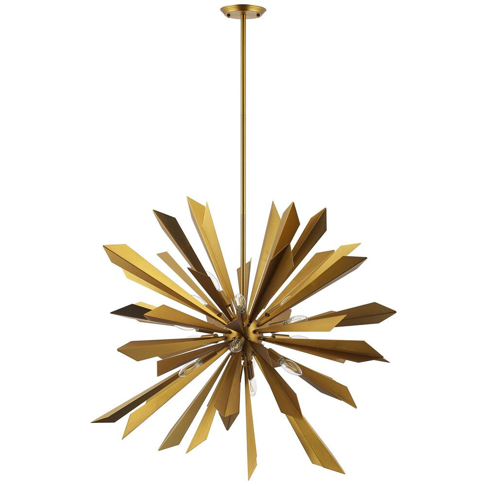 Modway Pervade Brass Pendant Light Chandelier - EEI-2894