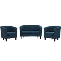 Modway Prospect 3 Piece Upholstered Fabric Loveseat and Armchair Set - EEI-3149