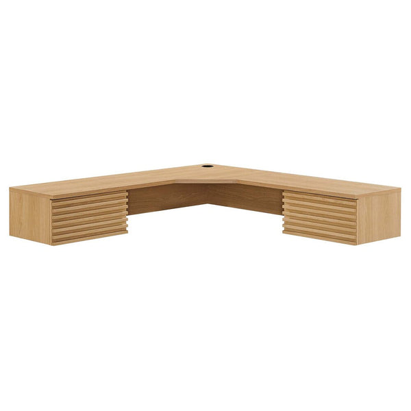 Modway Render Wall Mount Corner Office Desk - EEI-6181  1