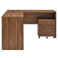 Modway Render Wood Desk and File Cabinet Set - EEI-5821  1