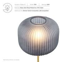 Modway Reprise Glass Sphere Glass and Metal Table Lamp - EEI-5622  3